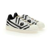 White Striped Sneakers