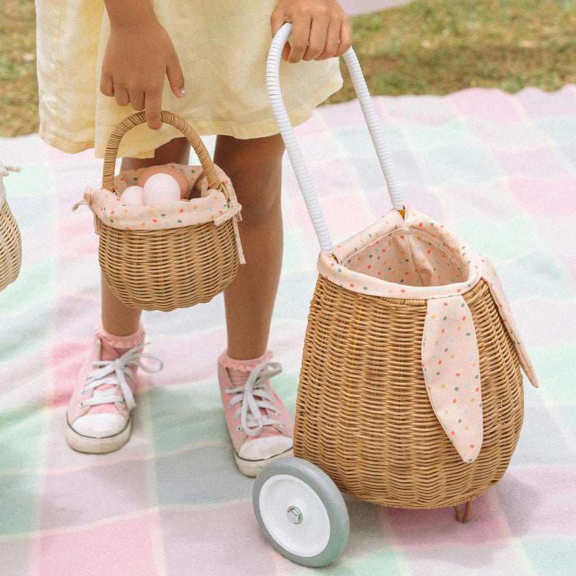 Rattan Berry Basket with Lining – Gumdrop
