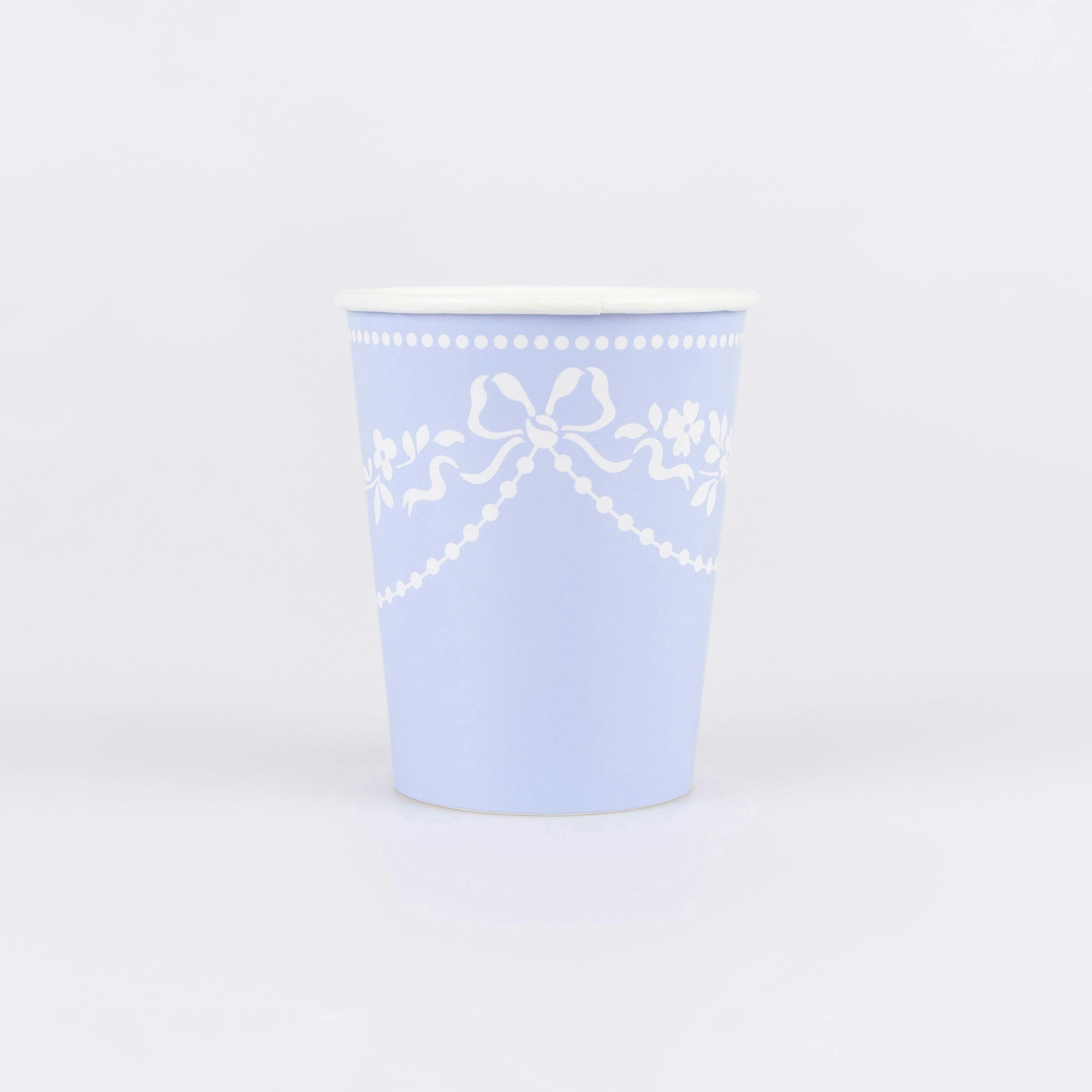 Rococo Blue Cups