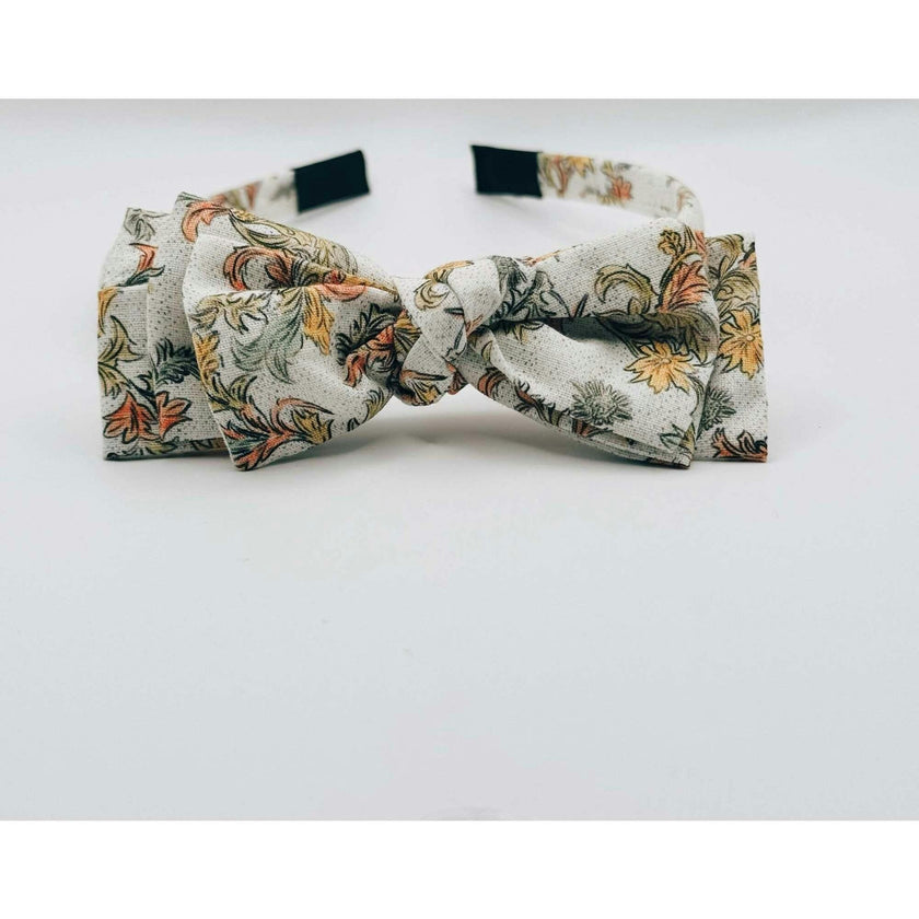 Three Little Bows Headband | Mustard Sage Bloom