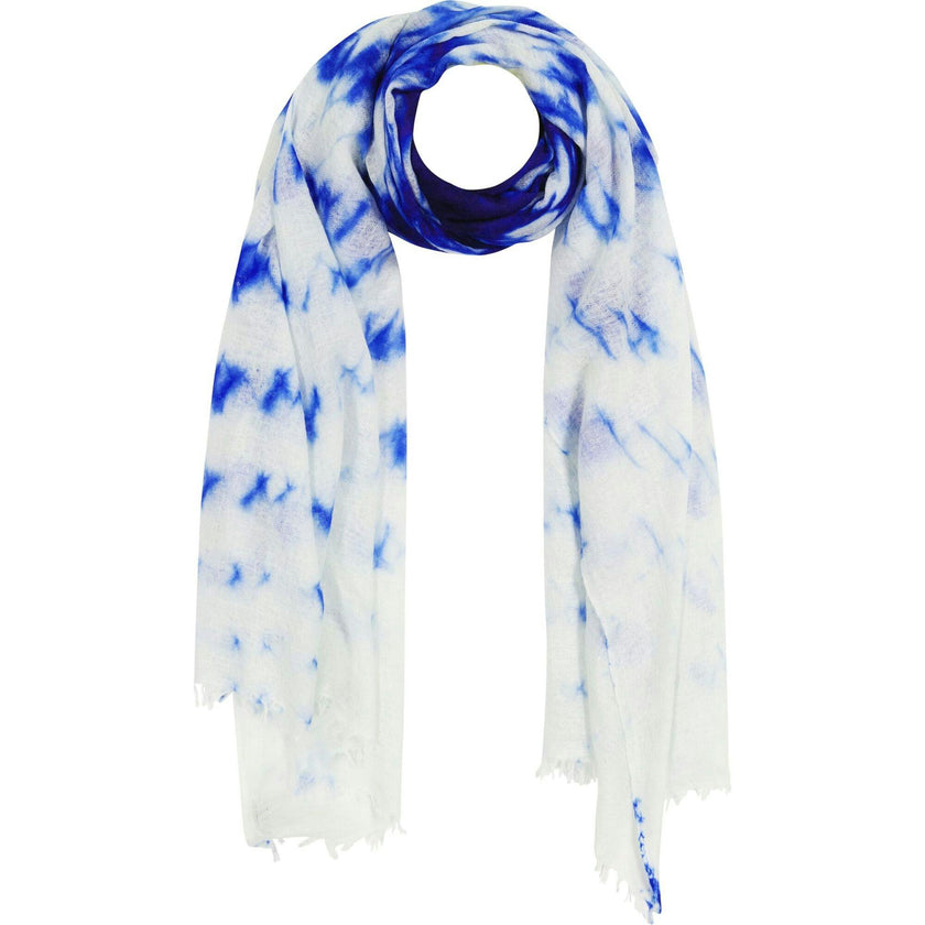Cashmere Hand-Dip Dye Saline Pareo Scarf