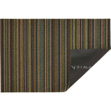 Skinny Stripe Shag Floor Mat, Multi