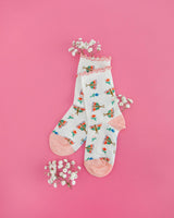 Mayflower Socks, Pink