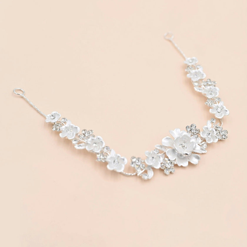Crystal Shimmering Bouquet Hair Vine