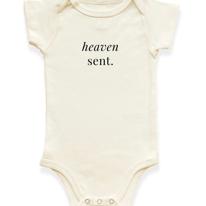 Heaven Sent Organic Cotton Baby Bodysuit