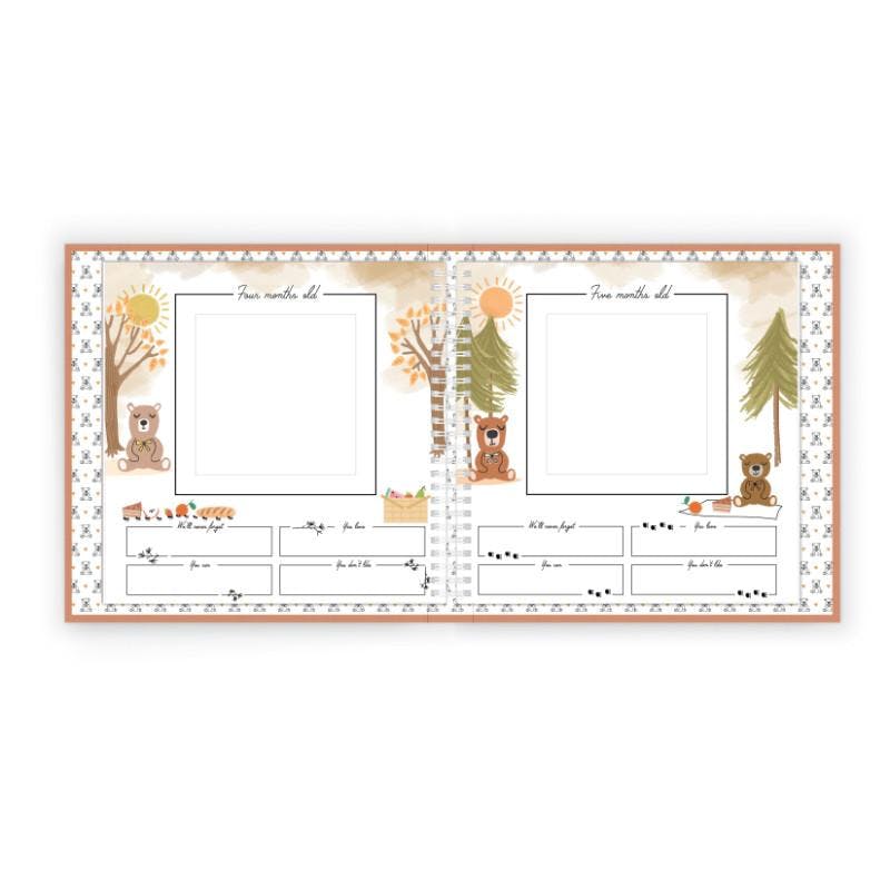 Teddy Bears' Picnic Luxury Memory Baby Book