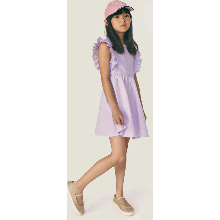 Mipounet SS26 Zoe Flammé, E Dress Lilac