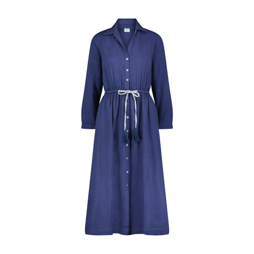 Anais Womens Shirtdress Lapis Blue, blue