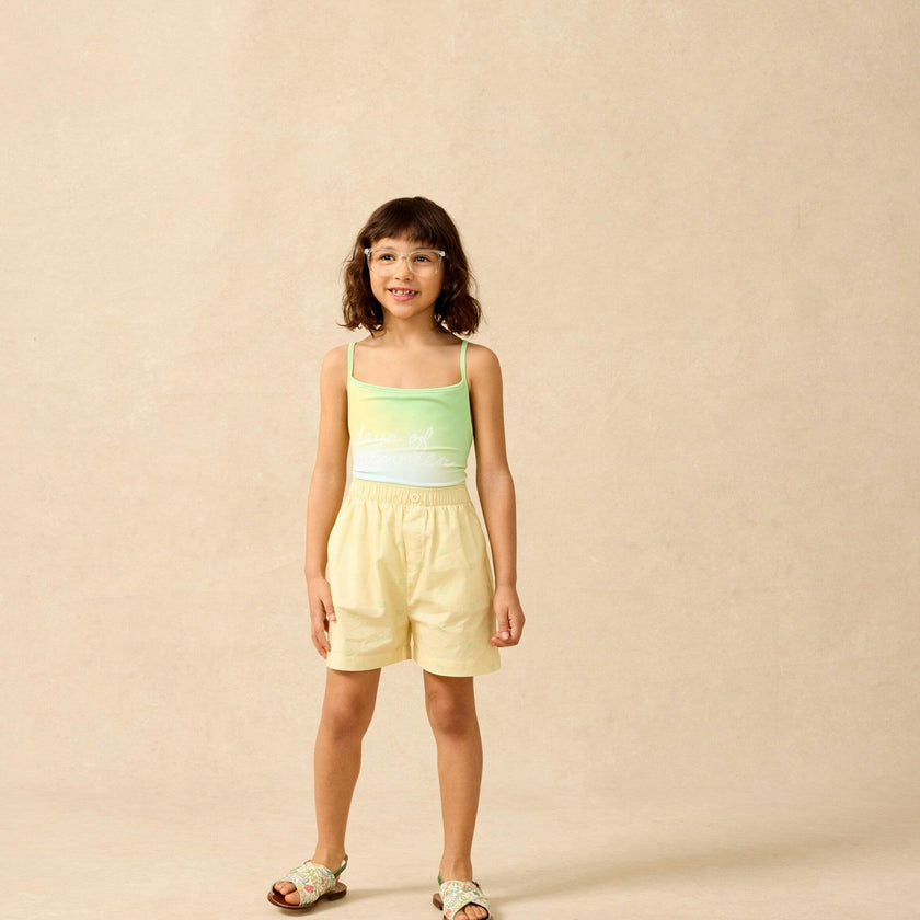 Crossback Swimsuit in Rainbow Sherbet