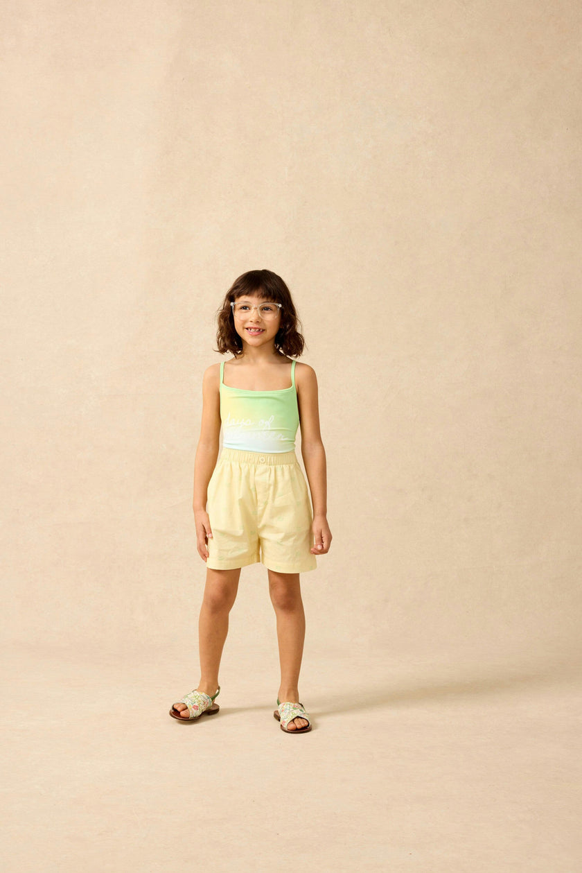 Crossback Swimsuit in Rainbow Sherbet