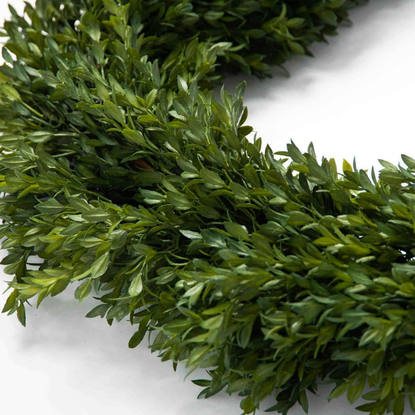 Green Boxwood Artificial All Seasons Greenery Mantel Garland Table Runner