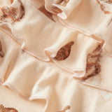 Seashells Bamboo Ruffle Zipper Footed Romper
