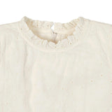 Organic Tiered Eyelet Dress