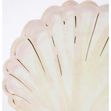 Watercolor Clam Shell Plates