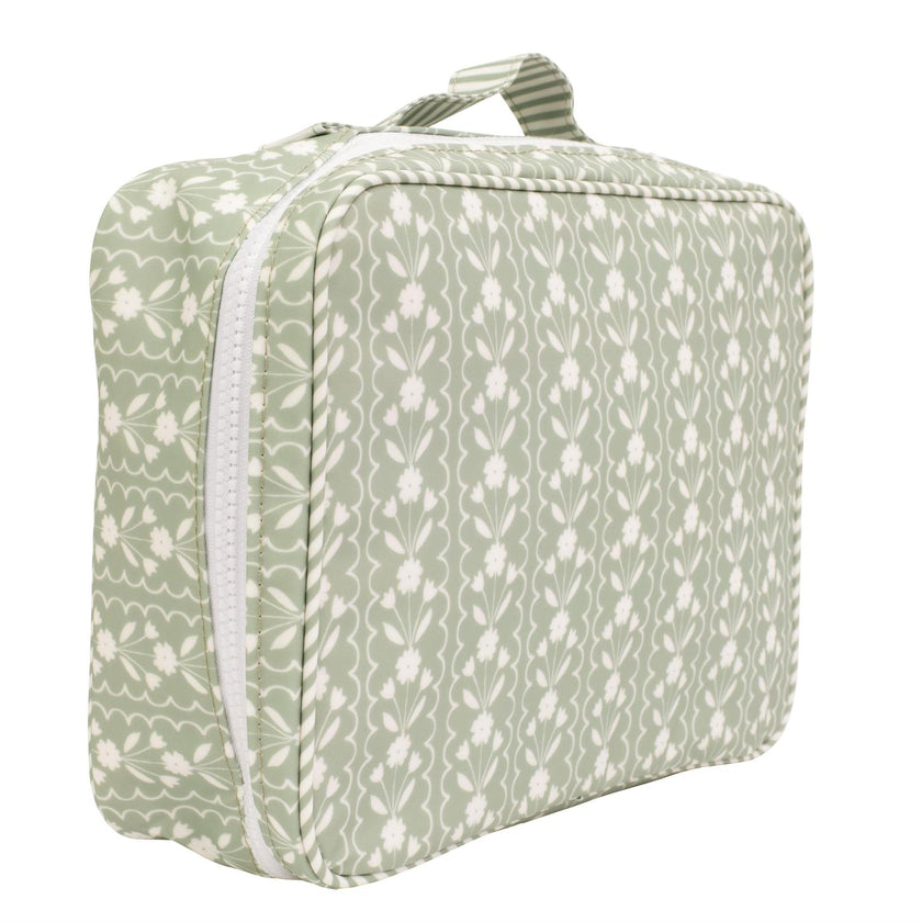 The Lunchbox in Sage Floral
