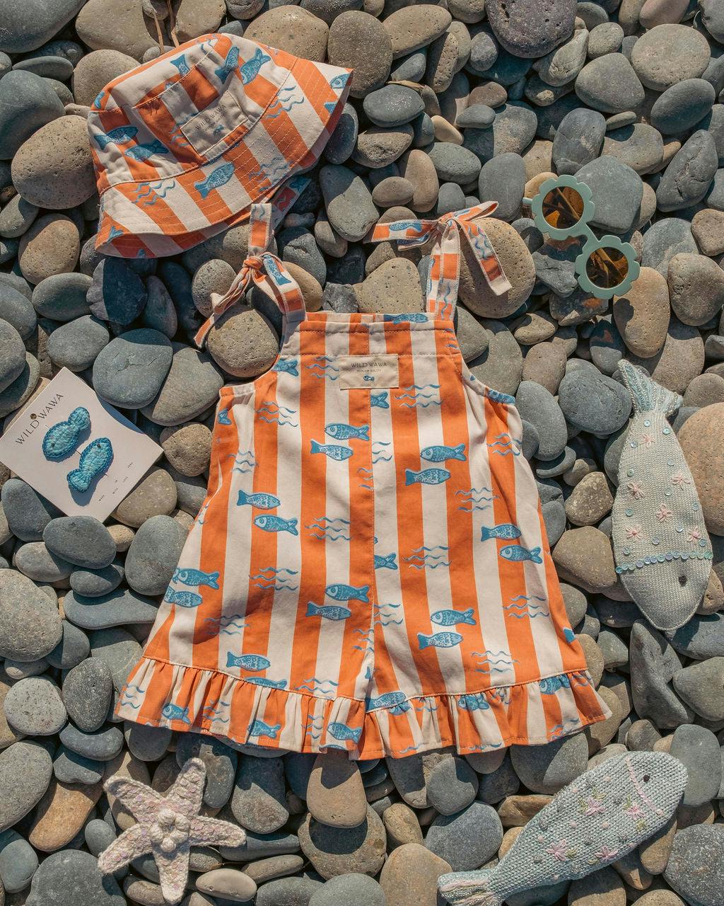 Crochet Clip Set in Fiori di Mare