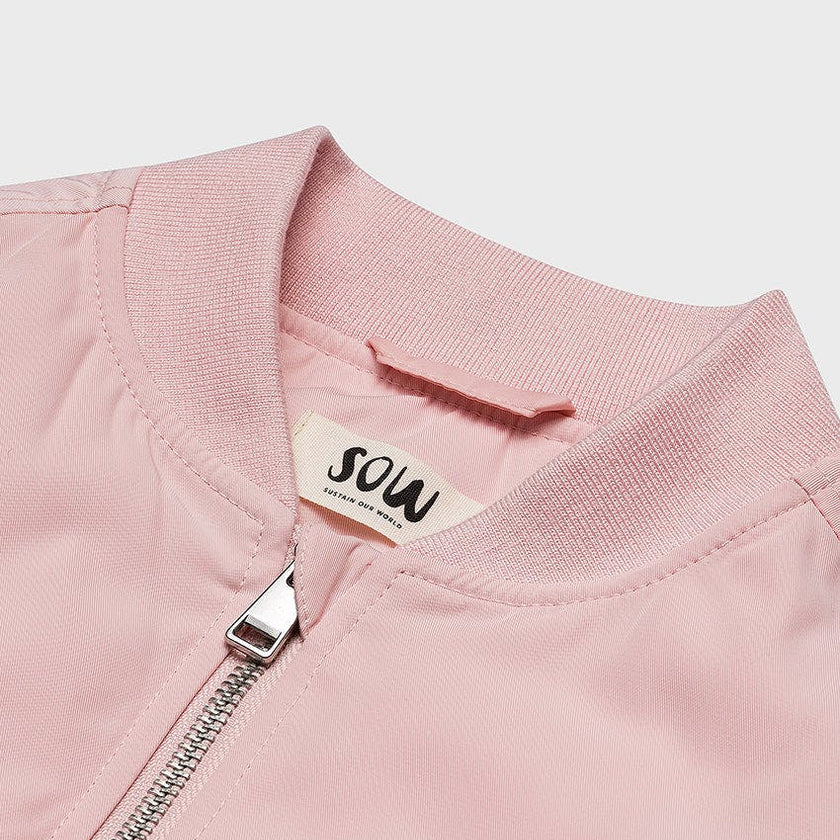 Bomber Jacket With Side Zips