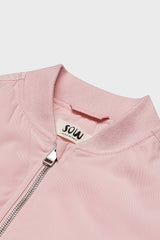 Bomber Jacket With Side Zips