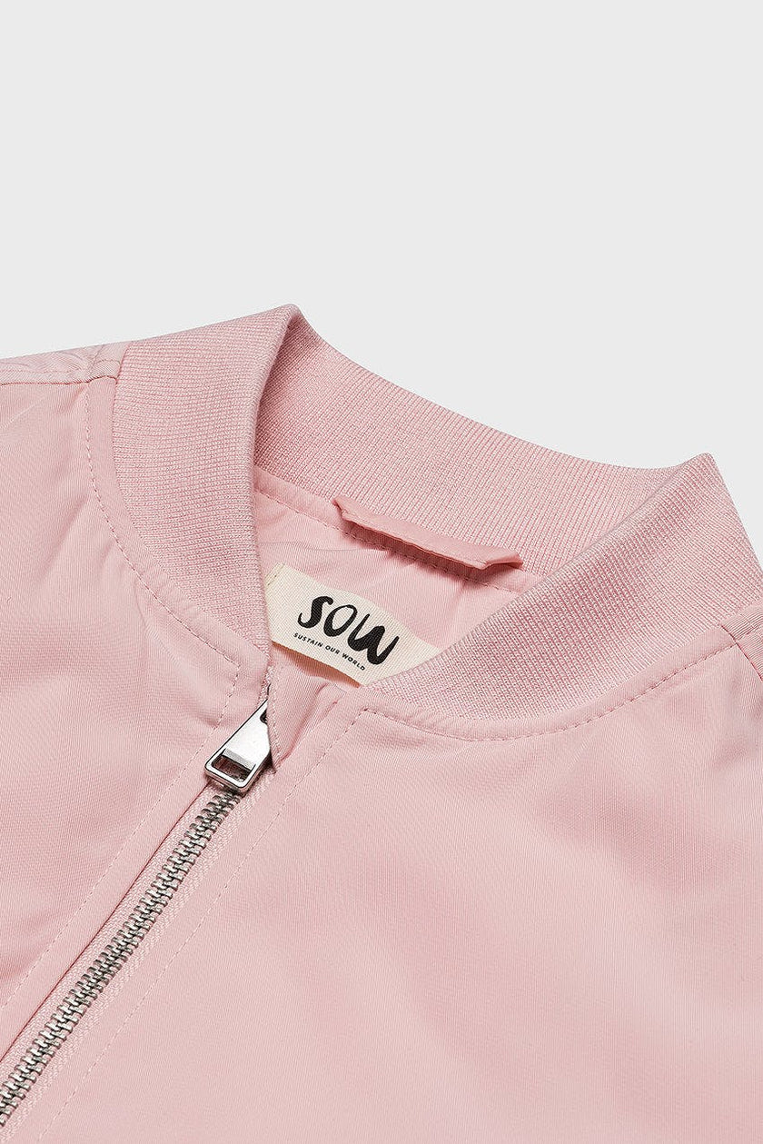 Bomber Jacket With Side Zips