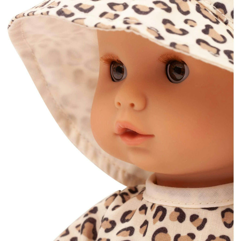 Aquini Girl Spotted Outfit 13" Baby Doll Waterproof with Potty and Accessories