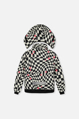 Two Piece Teknik Snowsuit Bright Pink And Checkered