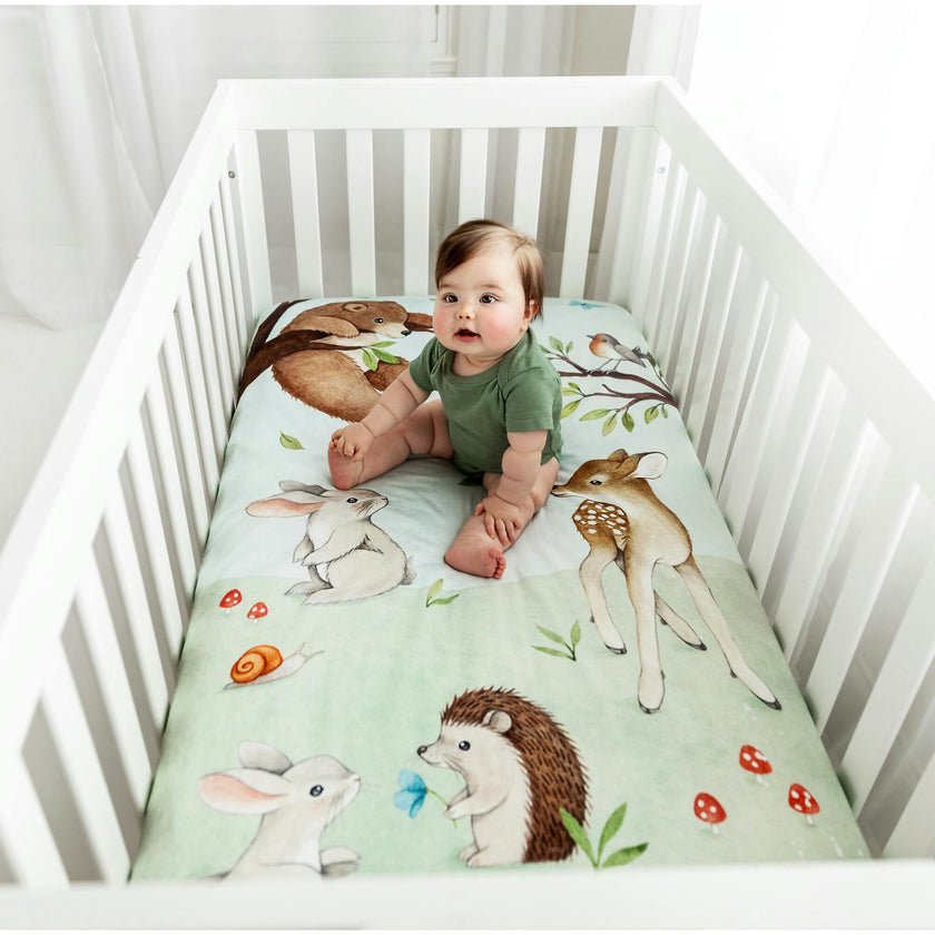 Enchanted Forest Standard Crib Sheet