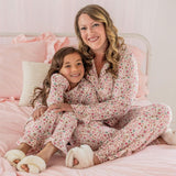 Berry Floral Lounge Set