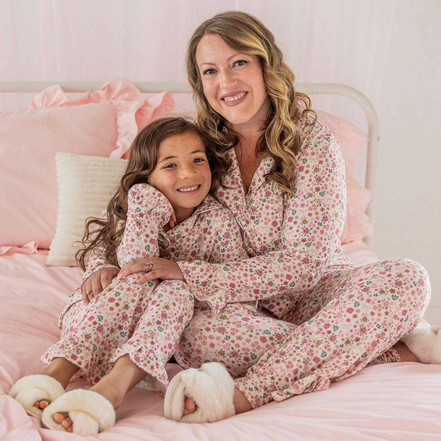 Berry Floral Lounge Set
