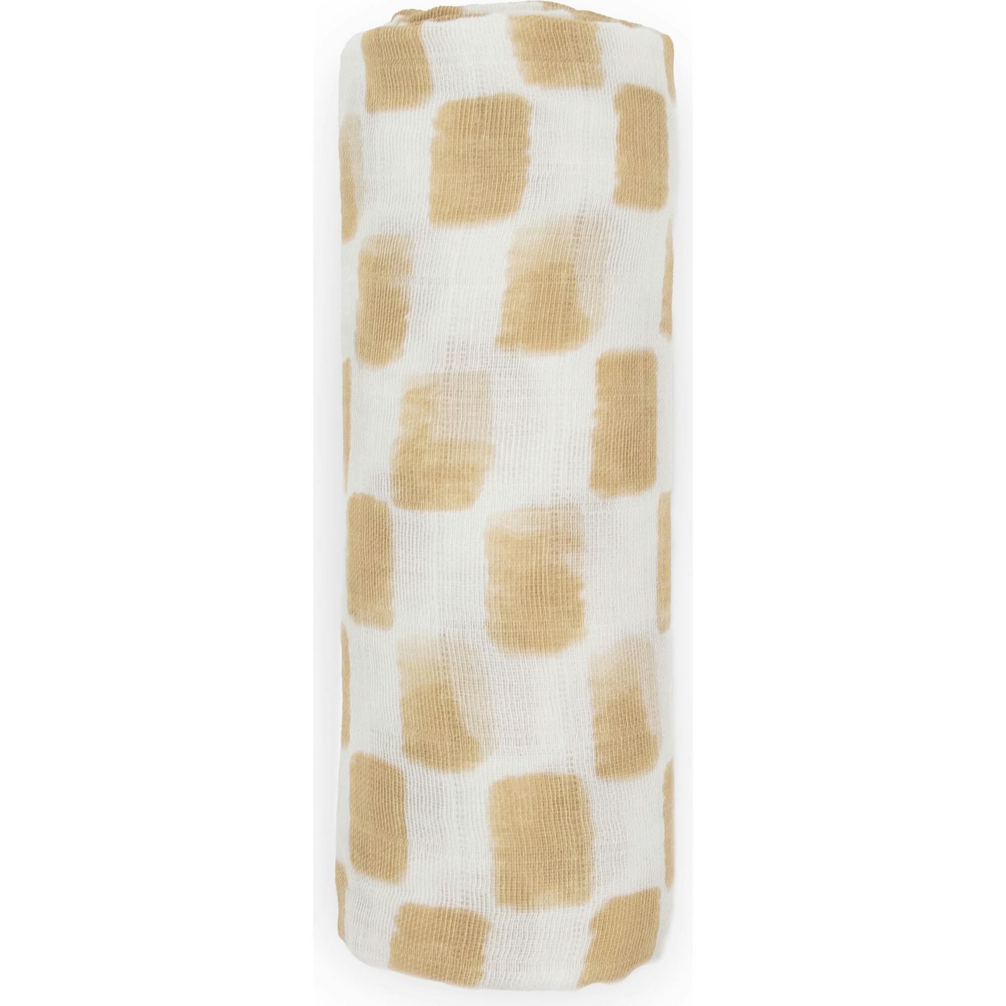 Cotton Muslin Swaddle Blanket - Adobe Checker