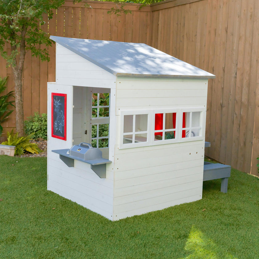 Modern Outdoor Playhouse White