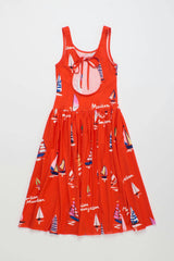BARCOS DRESS RED