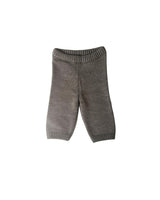 Merino Wool Joggers in Heather Brown