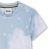 Persian Blue Sky Patterned T-Shirt