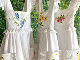 4T Heirloom Handkerchief Dress - Magenta Floral