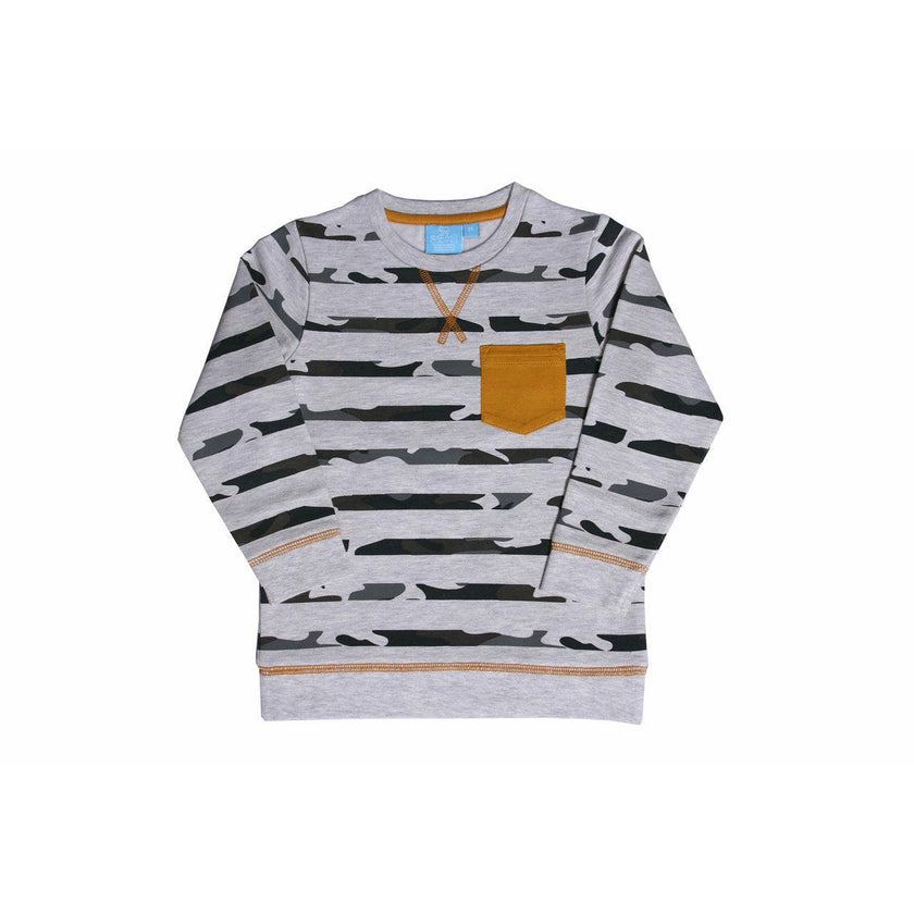 Neil Printed Crew Neck Pullover Toddler