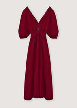 Aloe Woman Dress Crimson Wine