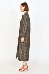 Malmo Dress in Navy Lilypad