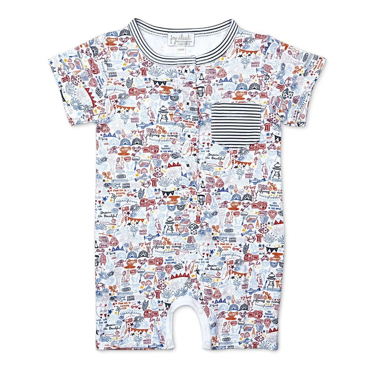 USA Boys Shortie Romper