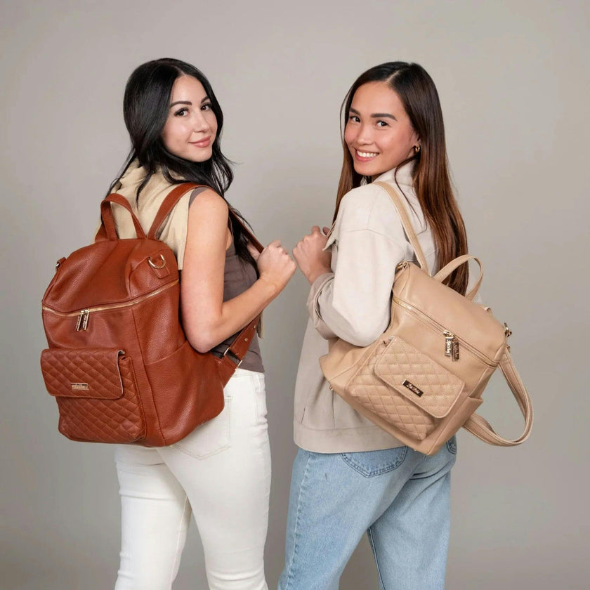Monaco Diaper Bag | Latte Brown