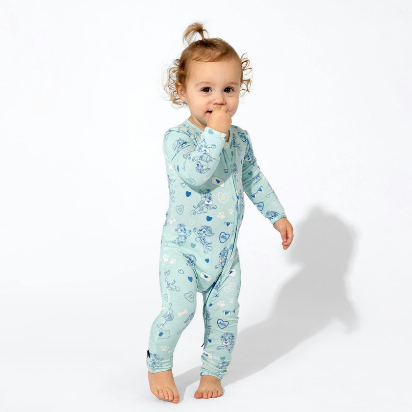 PAW Patrol: Love Paws Blue Bamboo Convertible Footie
