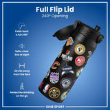 24oz - NBA x ION8 Sport Waterbottle - Stainless Steel, Double Wall Vacuum Insulated - NBA Multi-Team