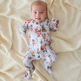 Saint Nicolas Footie Zippered One Piece