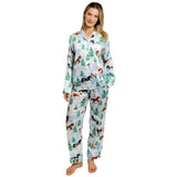 Women's Skydog Wild & Free SILK Long PJ Set