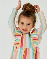 Organic Ruffle LS Dress