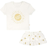 Organic Boxy Tee and Skort
