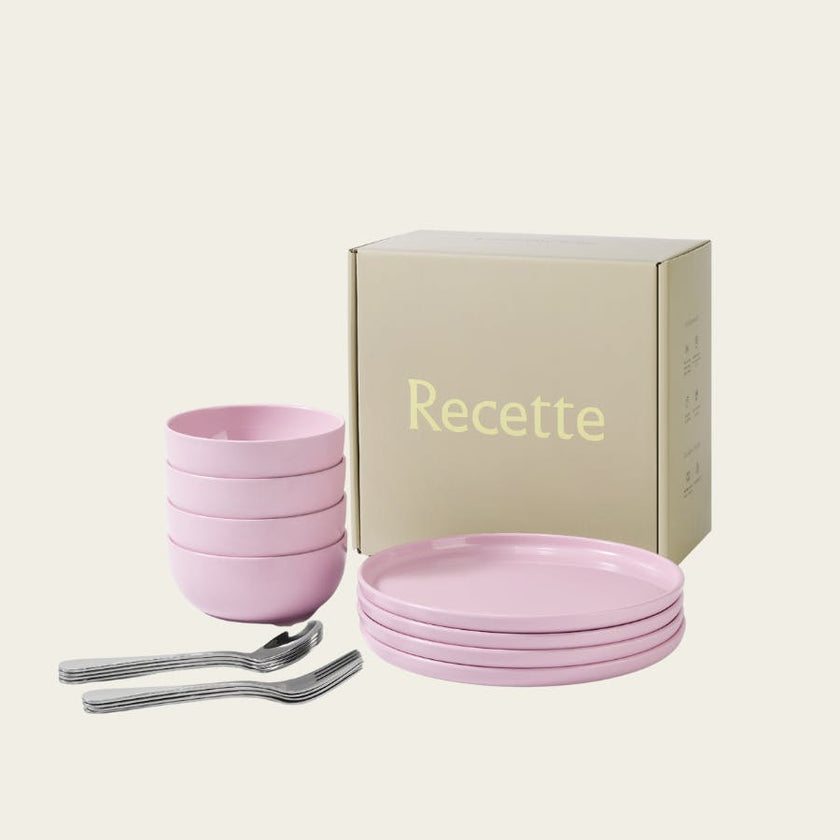 Complete Dinnerware Set | Pink