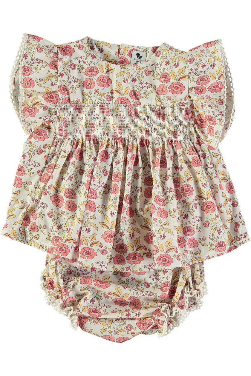 Robe bébé Primavera et son bloomer