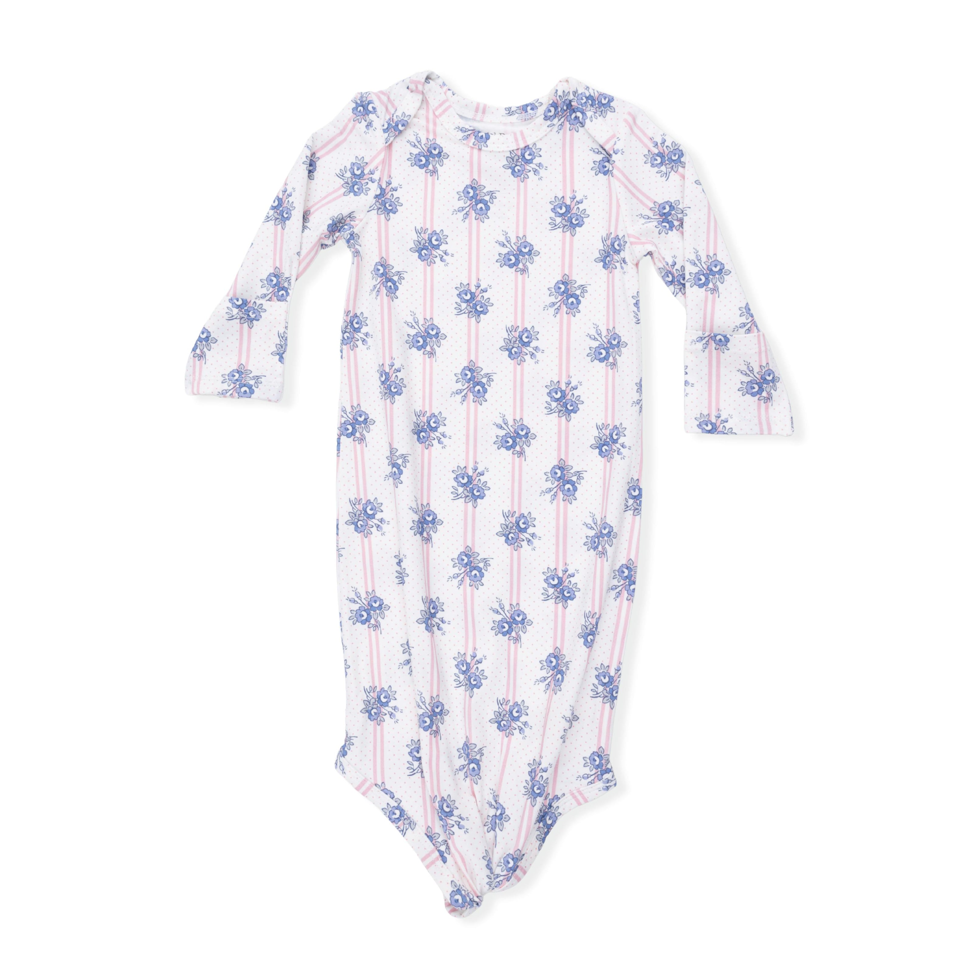 Stripe Dot Roses - Knotted Gown and Headband
