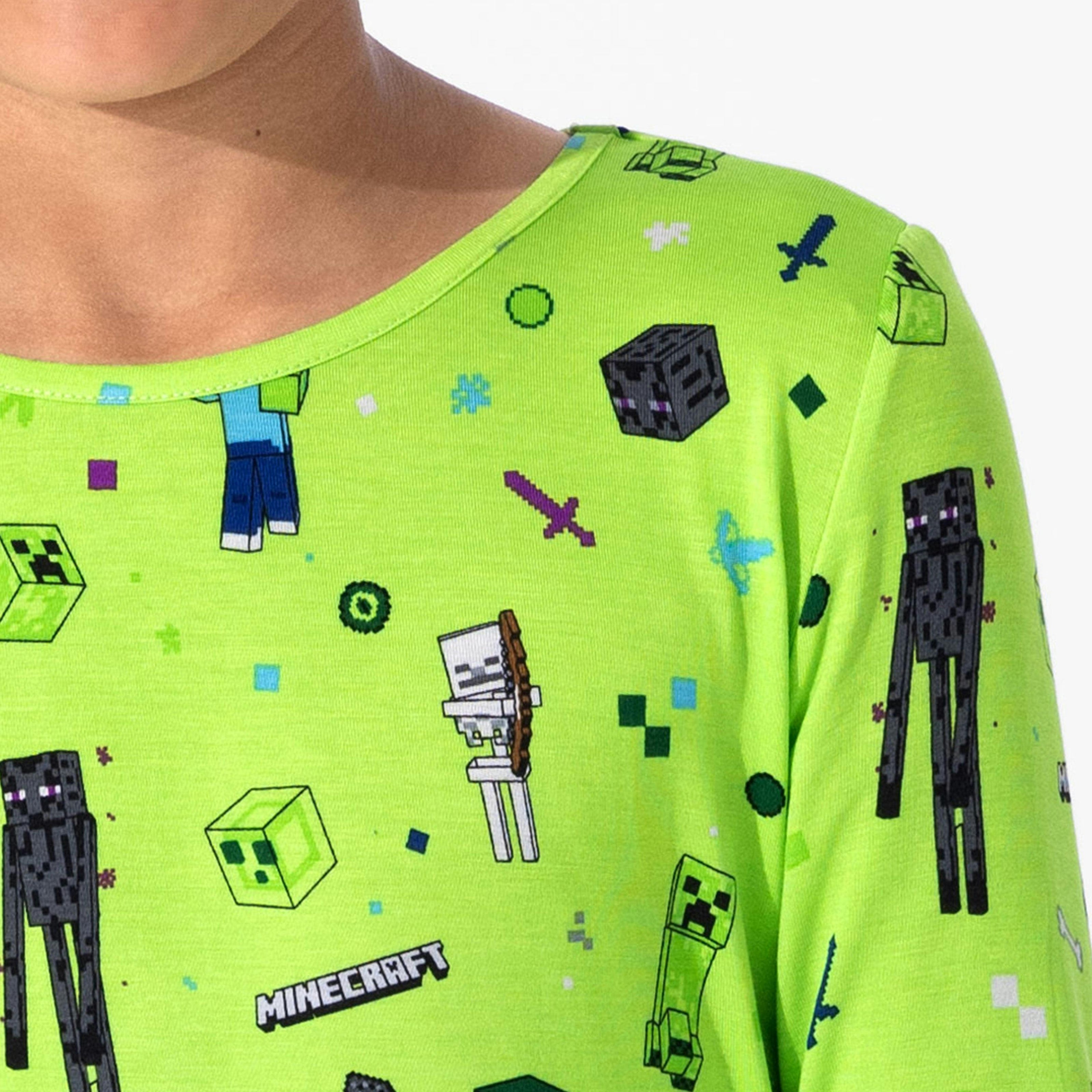 Minecraft Mob Squad Kids Pajamas