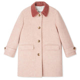 Jaida Velvet Collar Pea Coat